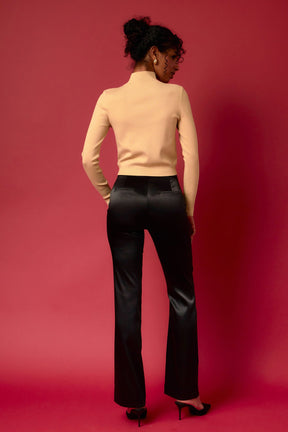 ENDLESS ROSE - Lurex Knit Crop Top - SWEATERS & KNITS available at Objectrare