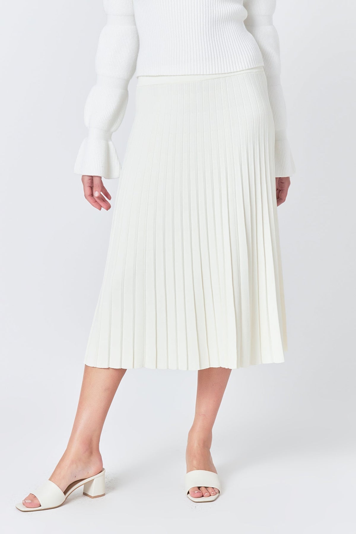 ENDLESS ROSE - Knit Midi Skirt - SKIRTS available at Objectrare