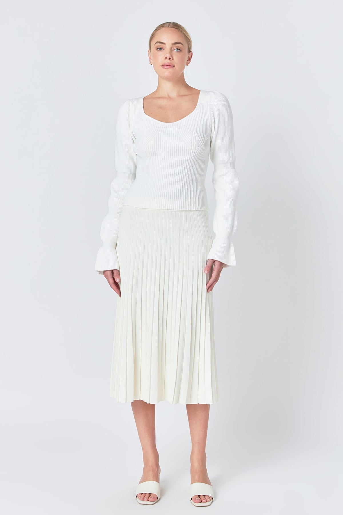 ENDLESS ROSE - Knit Midi Skirt - SKIRTS available at Objectrare