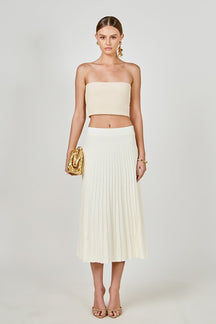 ENDLESS ROSE - Knit Midi Skirt - SKIRTS available at Objectrare