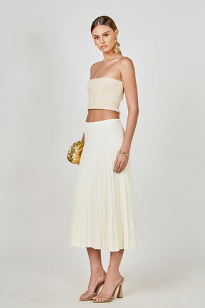 ENDLESS ROSE - Knit Midi Skirt - SKIRTS available at Objectrare