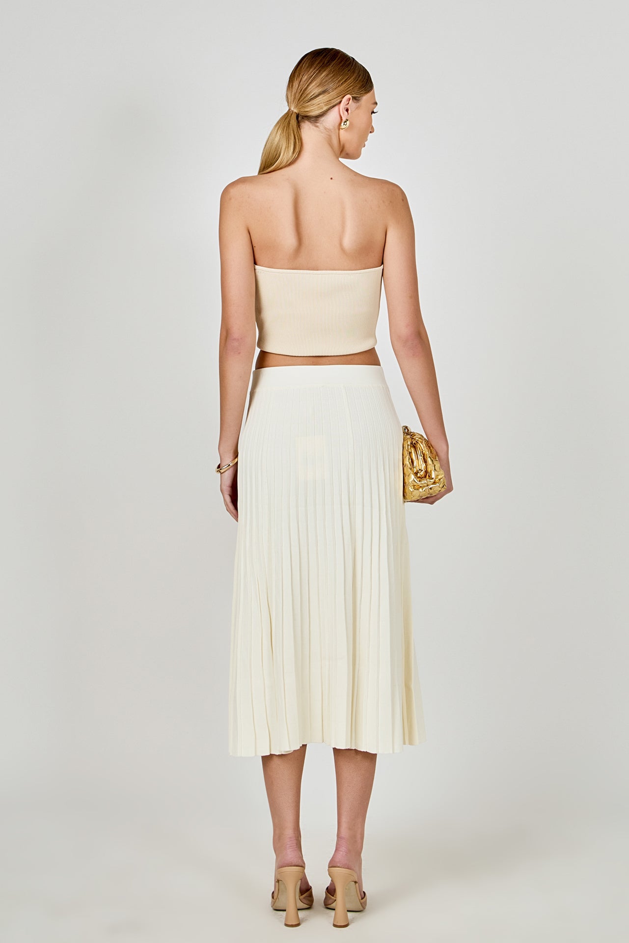 ENDLESS ROSE - Knit Midi Skirt - SKIRTS available at Objectrare