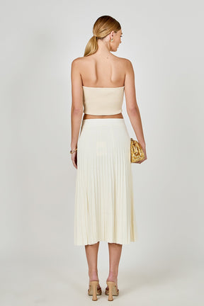 ENDLESS ROSE - Knit Midi Skirt - SKIRTS available at Objectrare