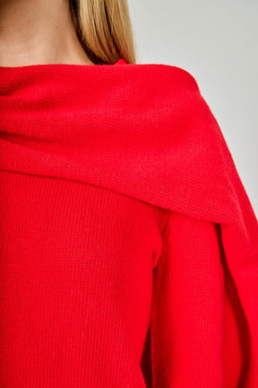 ENDLESS ROSE - Scarf Sweater - SWEATERS & KNITS available at Objectrare