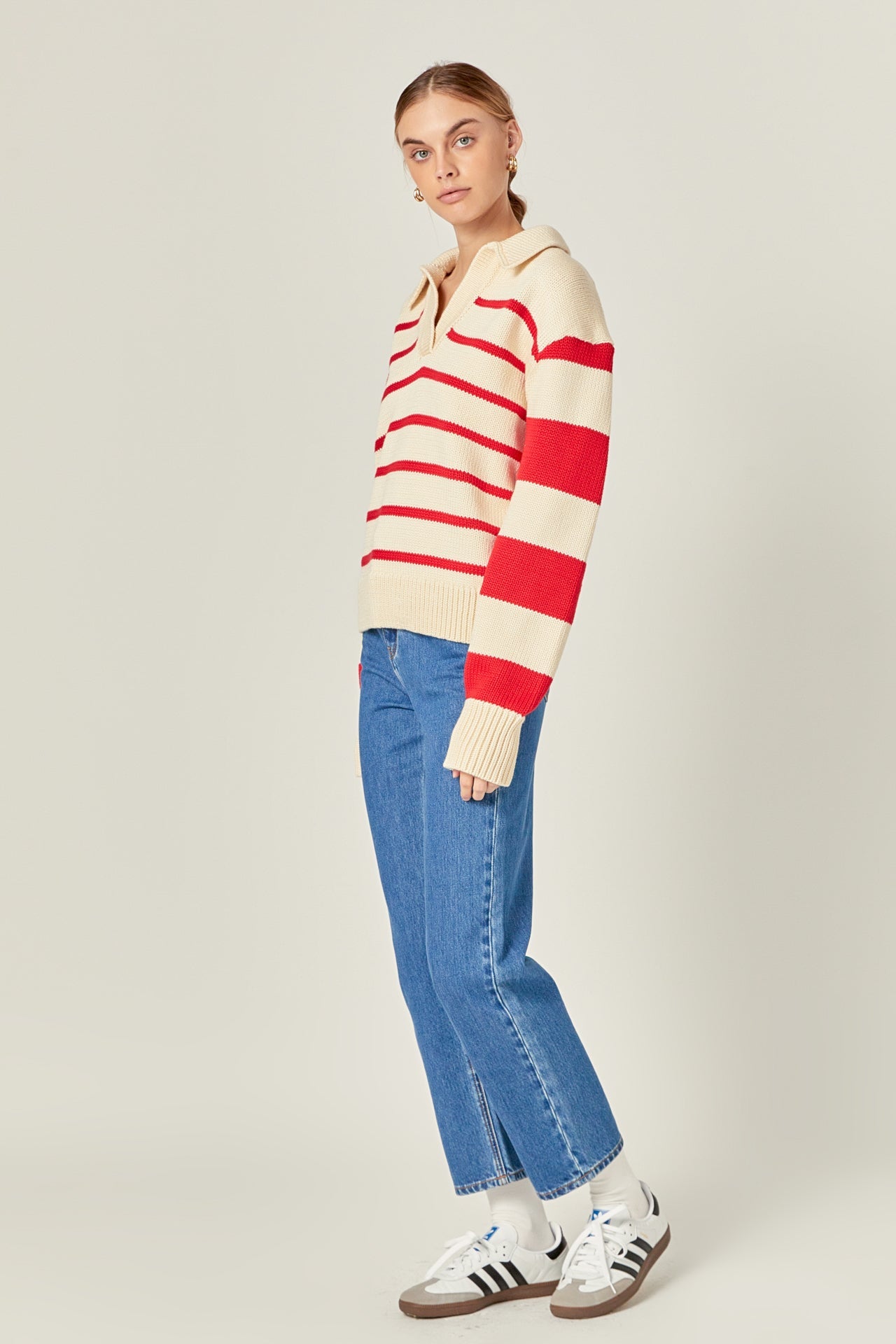 ENGLISH FACTORY - English Factory - Striped Sweater - SWEATERS & KNITS available at Objectrare