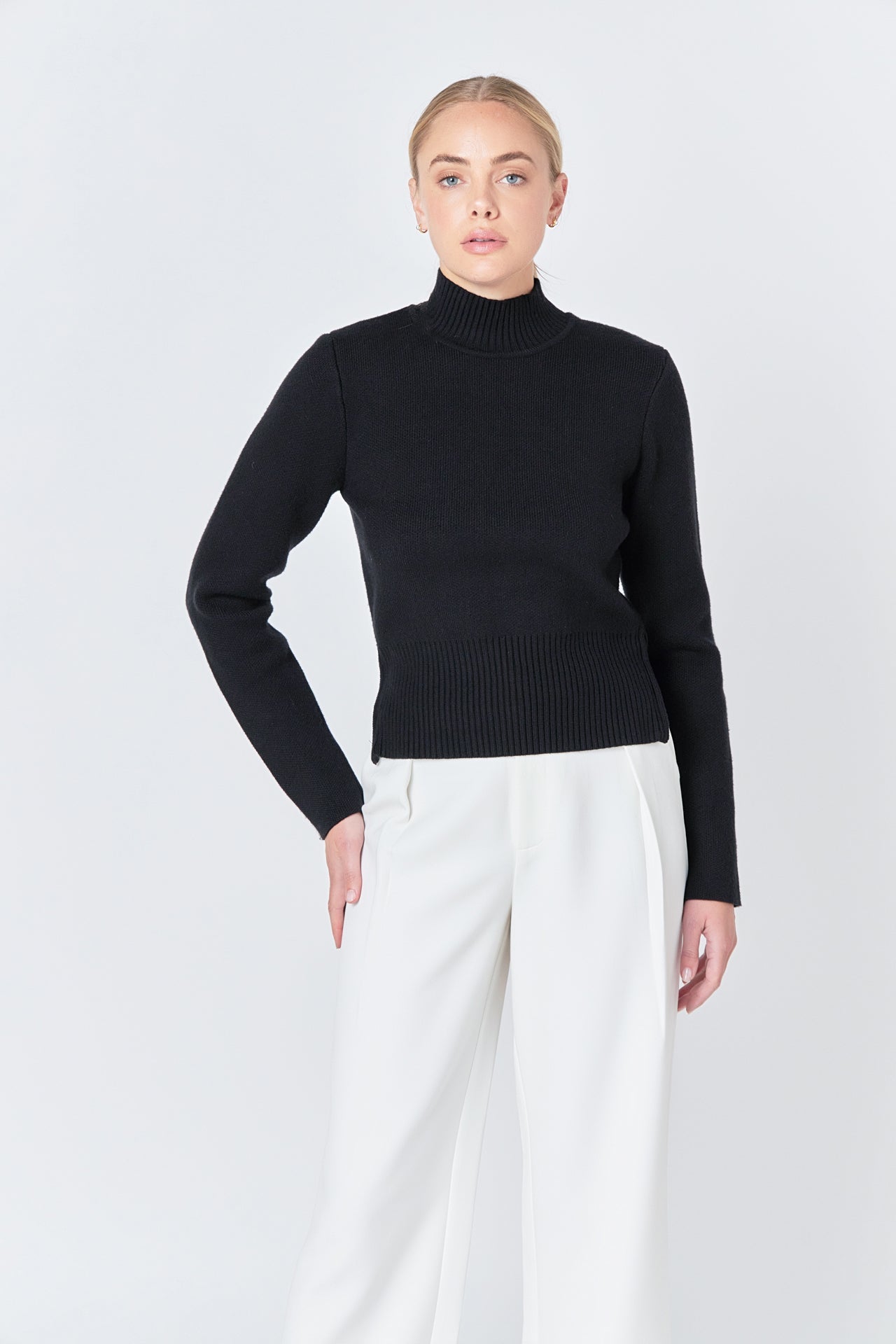 ENDLESS ROSE - Zip Down Sweater - SWEATERS & KNITS available at Objectrare