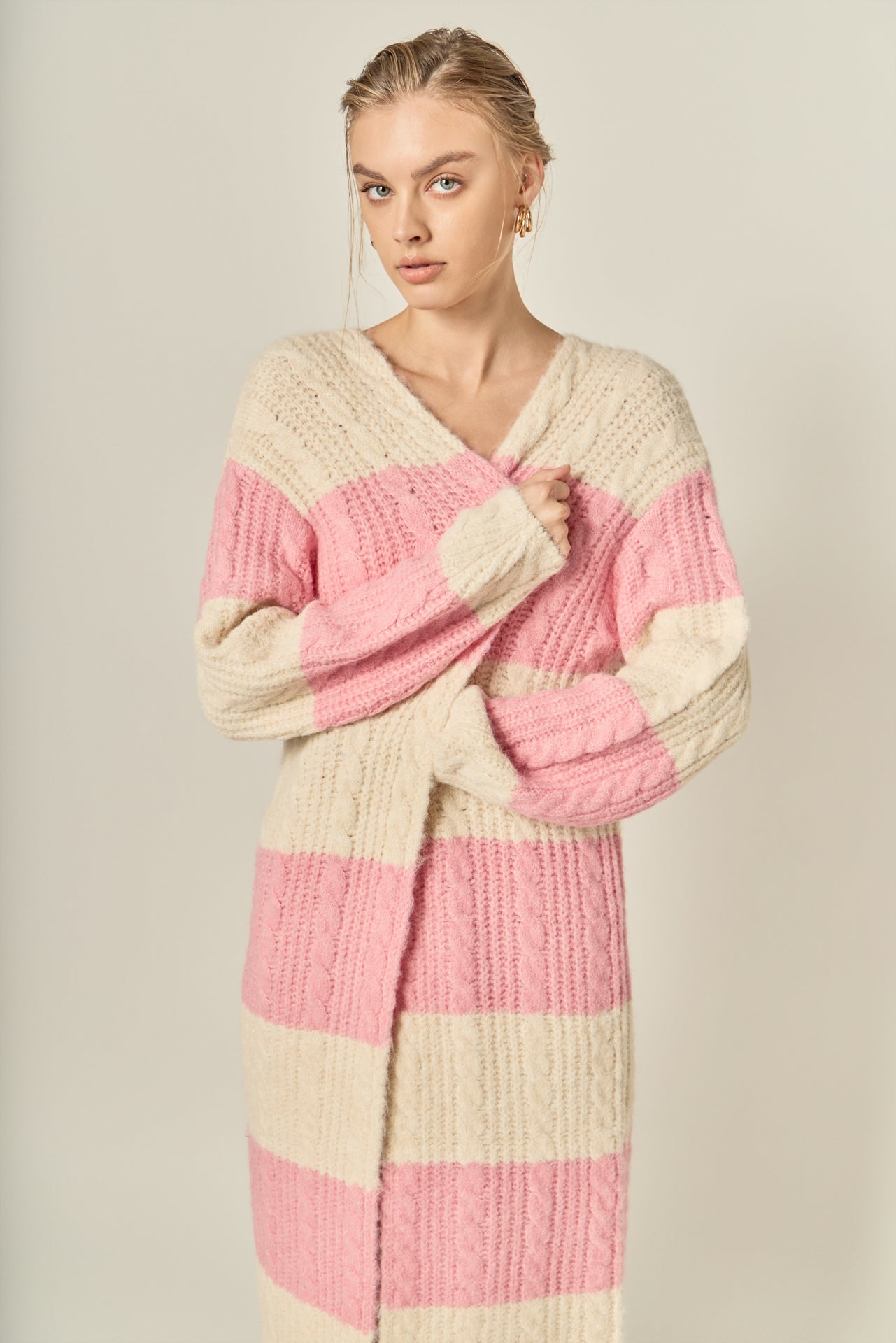 ENGLISH FACTORY - Maxi Sweater Cardigan - SWEATERS & KNITS available at Objectrare
