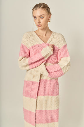 ENGLISH FACTORY - Maxi Sweater Cardigan - SWEATERS & KNITS available at Objectrare