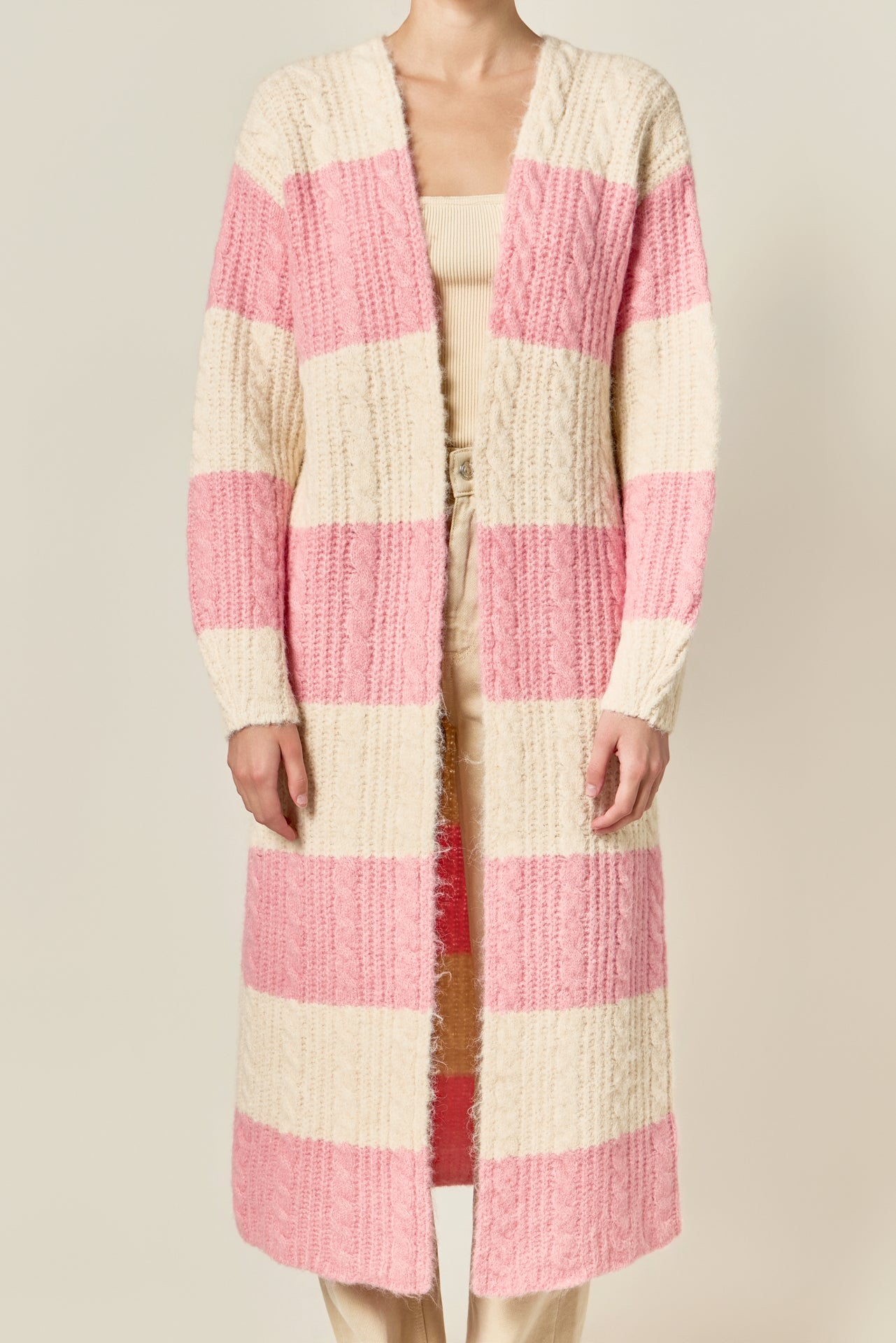 ENGLISH FACTORY - Maxi Sweater Cardigan - SWEATERS & KNITS available at Objectrare