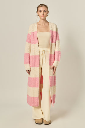 ENGLISH FACTORY - Maxi Sweater Cardigan - SWEATERS & KNITS available at Objectrare
