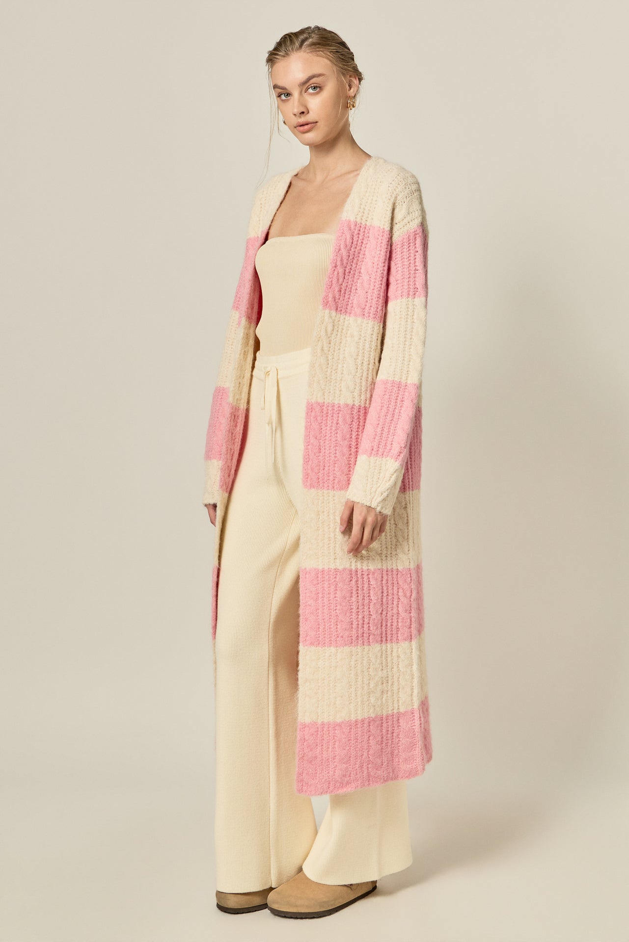 ENGLISH FACTORY - Maxi Sweater Cardigan - SWEATERS & KNITS available at Objectrare