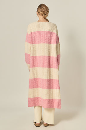 ENGLISH FACTORY - Maxi Sweater Cardigan - SWEATERS & KNITS available at Objectrare