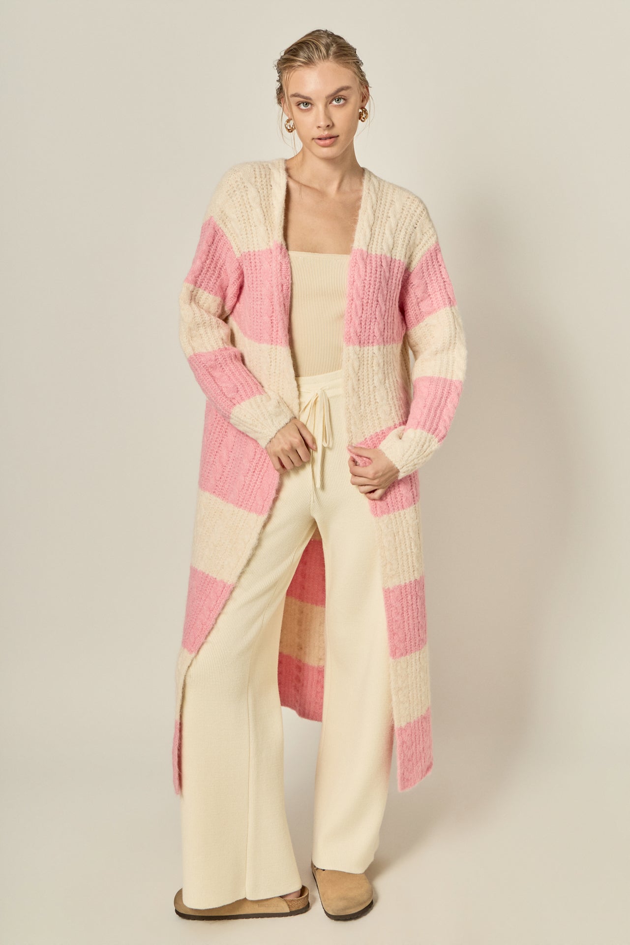 ENGLISH FACTORY - Maxi Sweater Cardigan - SWEATERS & KNITS available at Objectrare