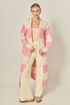 ENGLISH FACTORY - Maxi Sweater Cardigan - SWEATERS & KNITS available at Objectrare