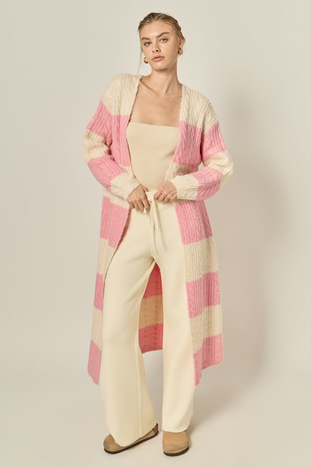 ENGLISH FACTORY - Maxi Sweater Cardigan - SWEATERS & KNITS available at Objectrare