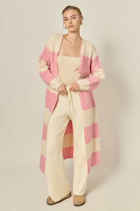 ENGLISH FACTORY - Maxi Sweater Cardigan - SWEATERS & KNITS available at Objectrare