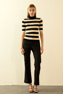 ENDLESS ROSE - Endless Rose - Striped Knit Top - SWEATERS & KNITS available at Objectrare