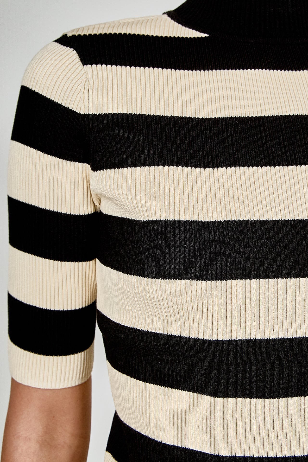 ENDLESS ROSE - Striped Knit Top - SWEATERS & KNITS available at Objectrare