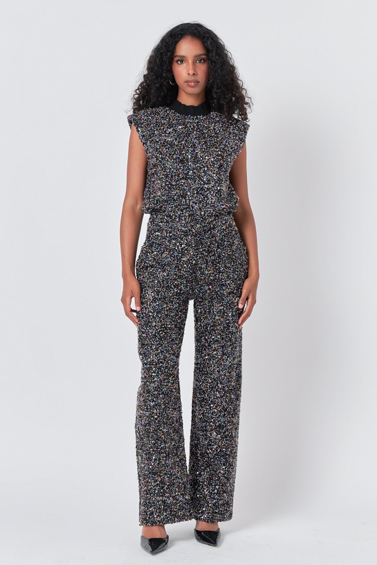 ENDLESS ROSE - Boucle Tweed Top - TOPS available at Objectrare