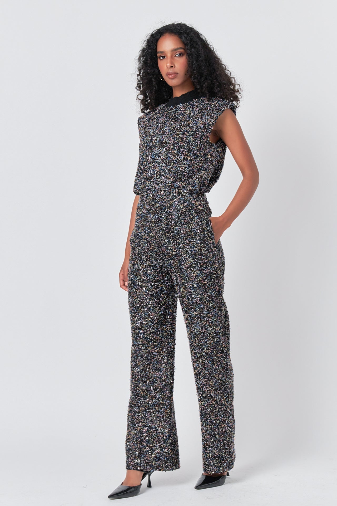 ENDLESS ROSE - Boucle Tweed Top - TOPS available at Objectrare