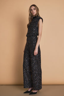 ENDLESS ROSE - Boucle Tweed Pants - PANTS available at Objectrare