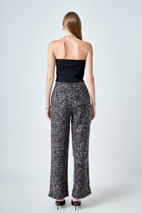 ENDLESS ROSE - Boucle Tweed Pants - PANTS available at Objectrare