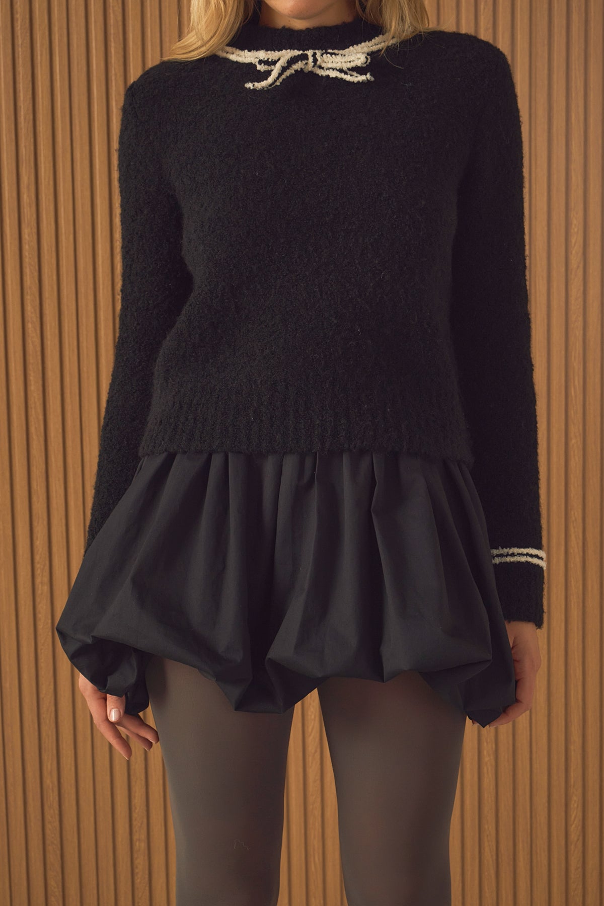 Boucle Knit Sweater