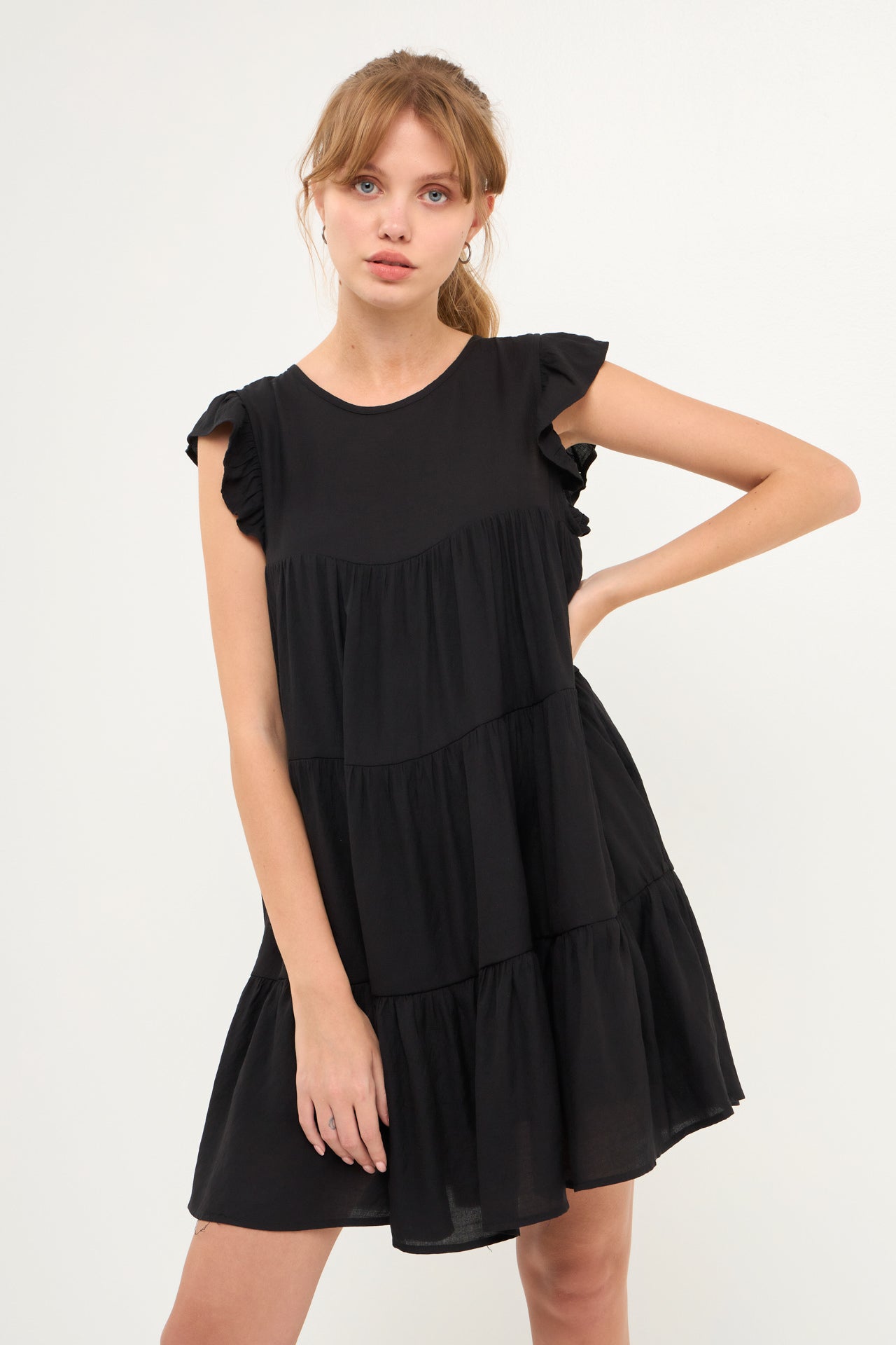 Ruffled Tiered Dress