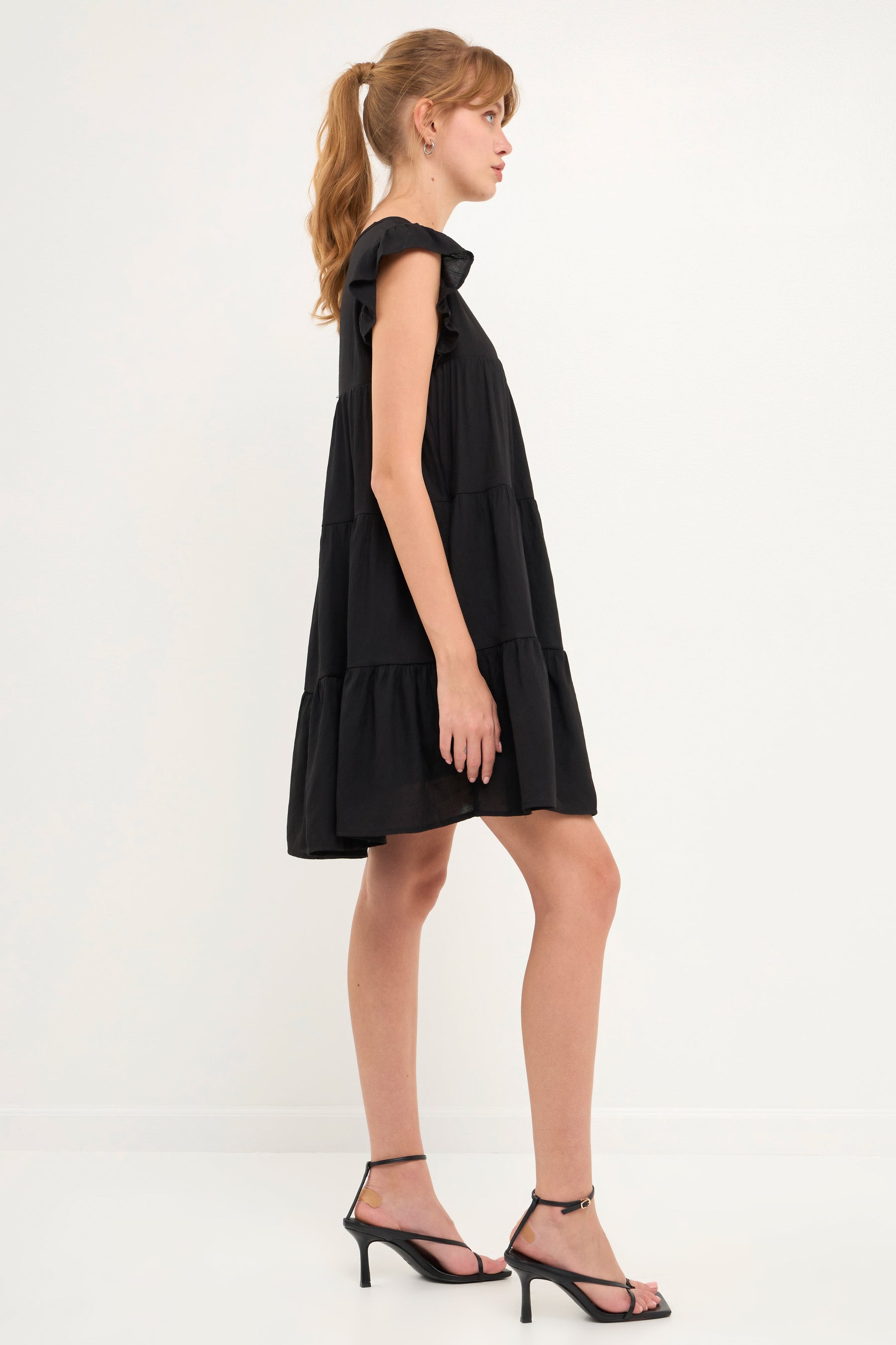 Ruffled Tiered Dress