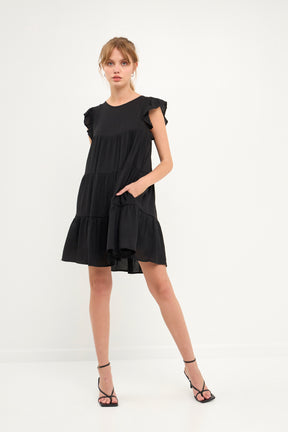 Ruffled Tiered Dress