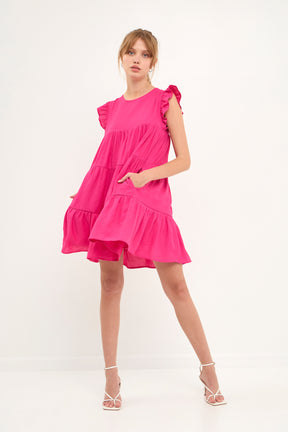 Ruffled Tiered Dress