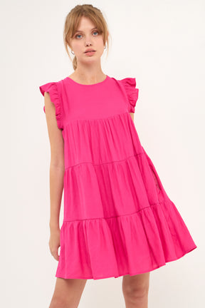 Ruffled Tiered Dress