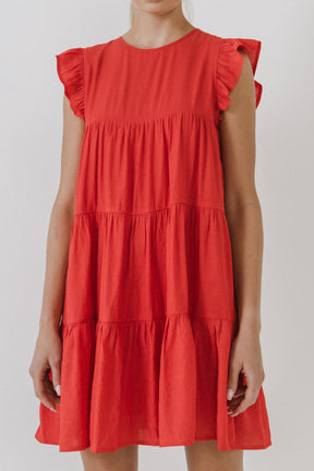 Ruffled Tiered Dress