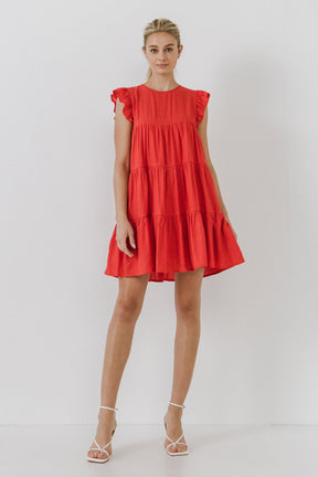 Ruffled Tiered Dress