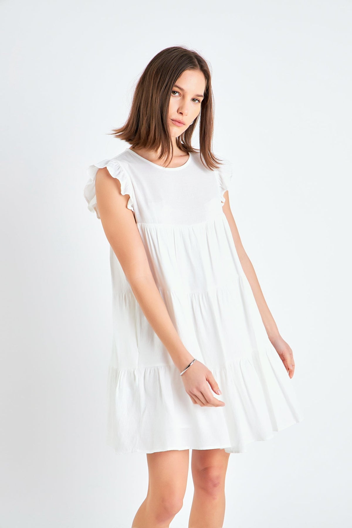 ENGLISH FACTORY - Ruffled Tiered Dress - DRESSES available at Objectrare