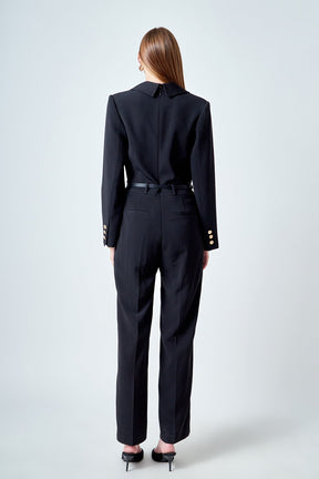 ENDLESS ROSE - WIde Leg Jumpsuit - JUMPSUITS available at Objectrare