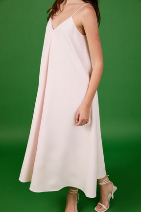 ENDLESS ROSE - Godet Voluminous Midi Dress - DRESSES available at Objectrare