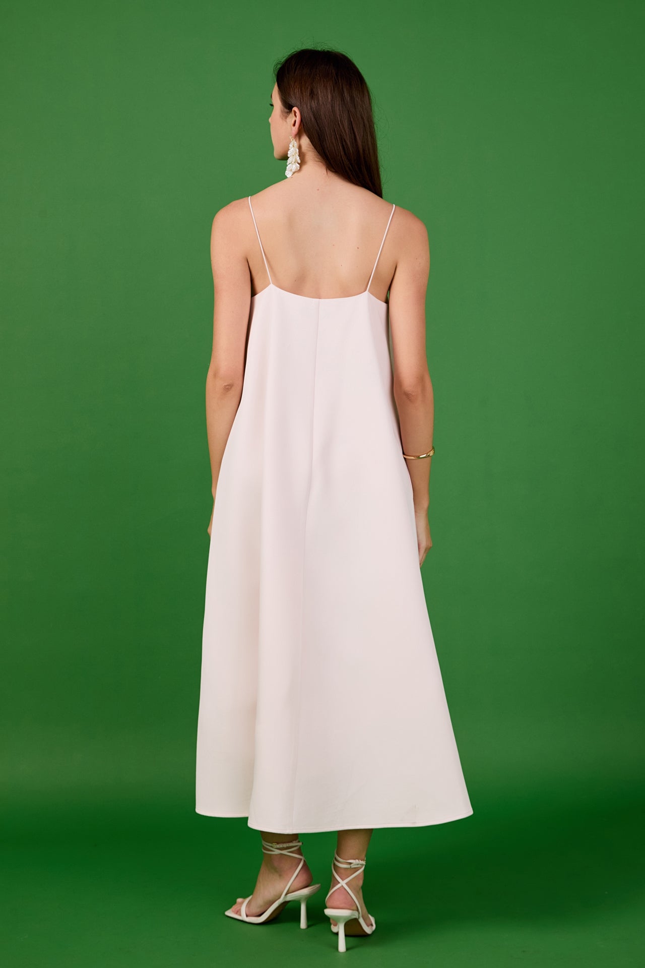 ENDLESS ROSE - Godet Voluminous Midi Dress - DRESSES available at Objectrare