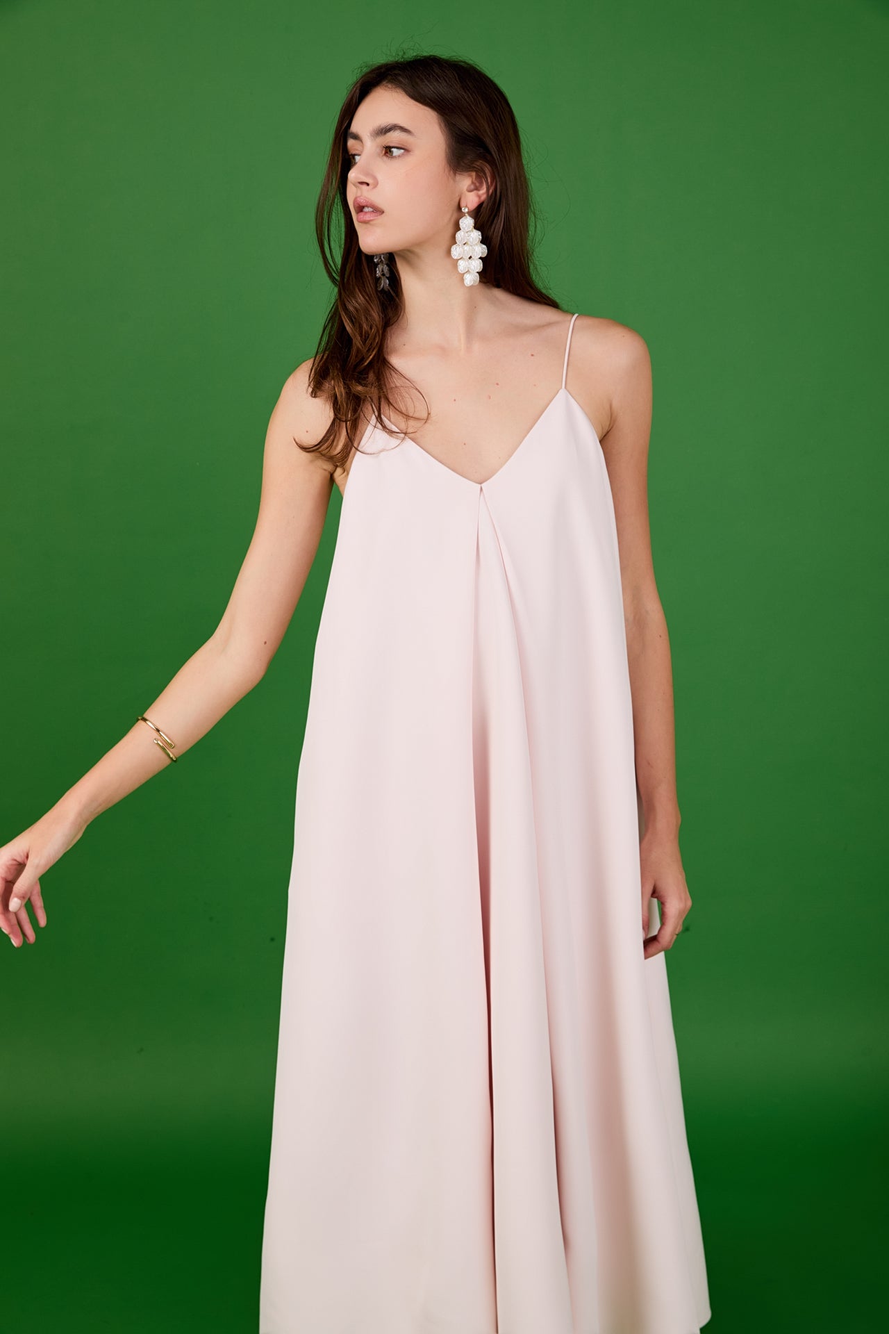 ENDLESS ROSE - Godet Voluminous Midi Dress - DRESSES available at Objectrare
