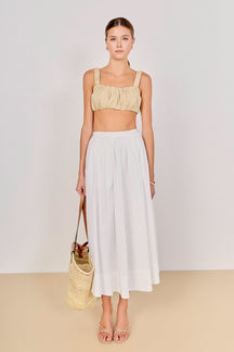 Scrunchie Bandeau Top