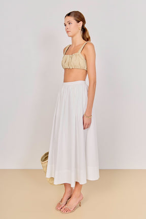 Scrunchie Bandeau Top