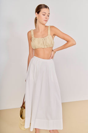 Scrunchie Bandeau Top