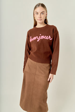 Bonjour Sweater