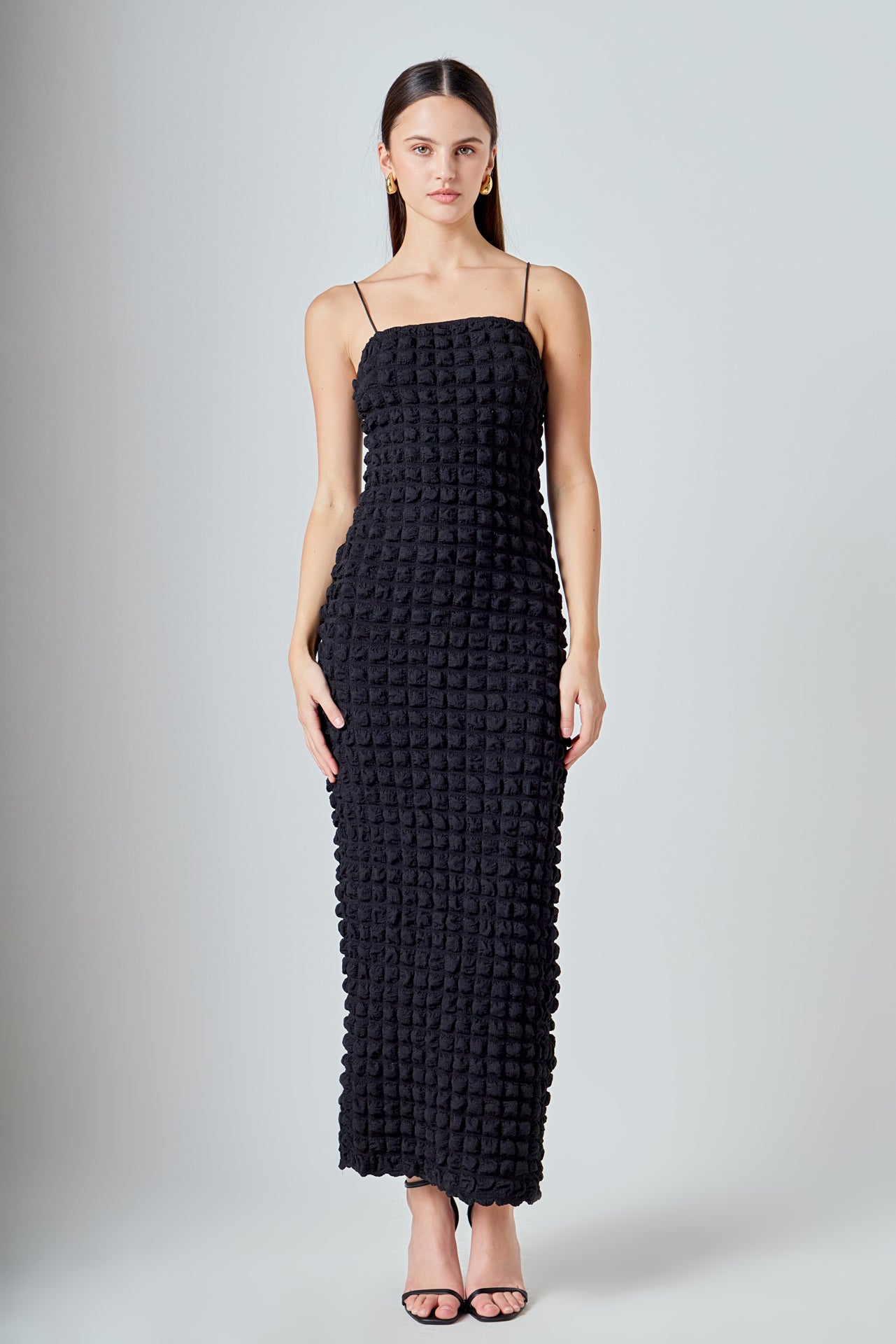 ENDLESS ROSE - Bubble Maxi Slip Dress - DRESSES available at Objectrare