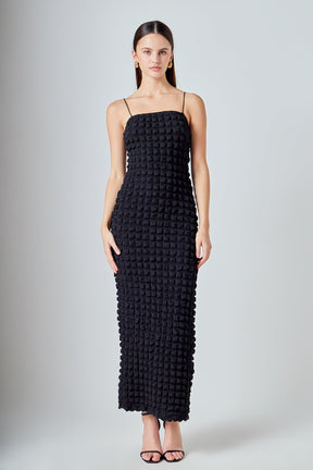 ENDLESS ROSE - Bubble Maxi Slip Dress - DRESSES available at Objectrare