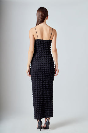 ENDLESS ROSE - Bubble Maxi Slip Dress - DRESSES available at Objectrare