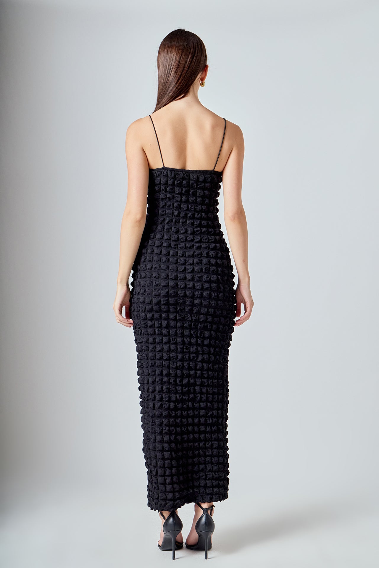 ENDLESS ROSE - Bubble Maxi Slip Dress - DRESSES available at Objectrare
