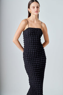 ENDLESS ROSE - Bubble Maxi Slip Dress - DRESSES available at Objectrare