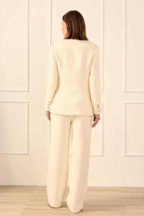 ENDLESS ROSE - Tweed Wide Pants - PANTS available at Objectrare