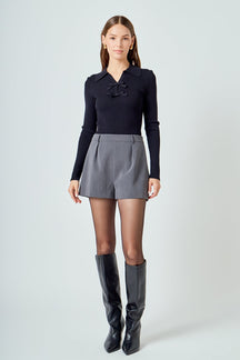 ENDLESS ROSE - Bow Knit Top - TOPS available at Objectrare